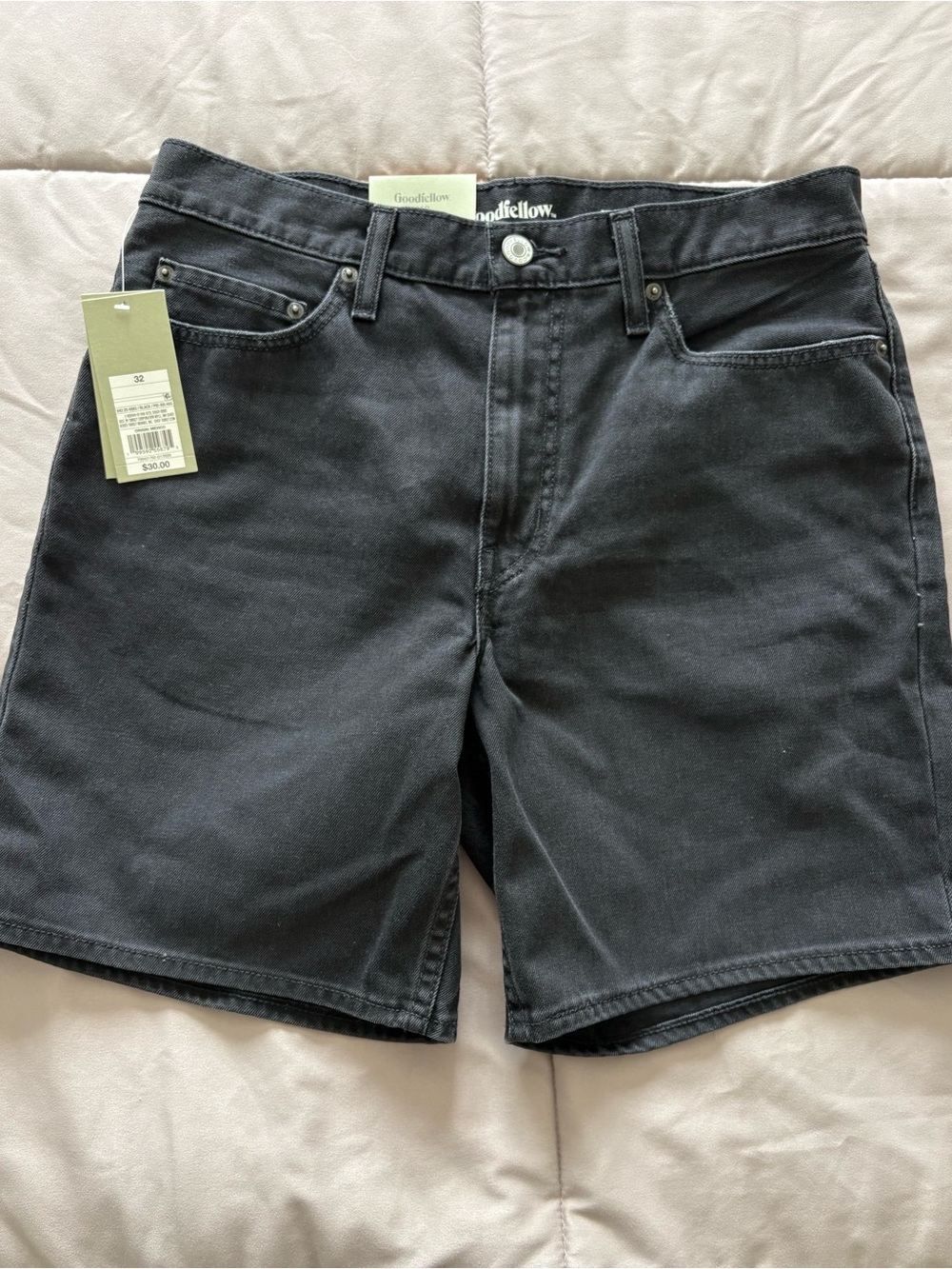 Target Men's Black Jean Shorts